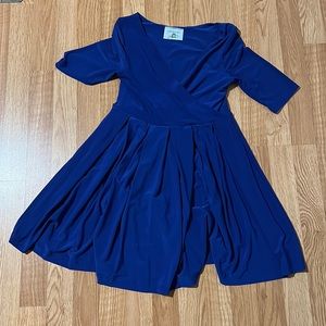 Judith March blue mini dress